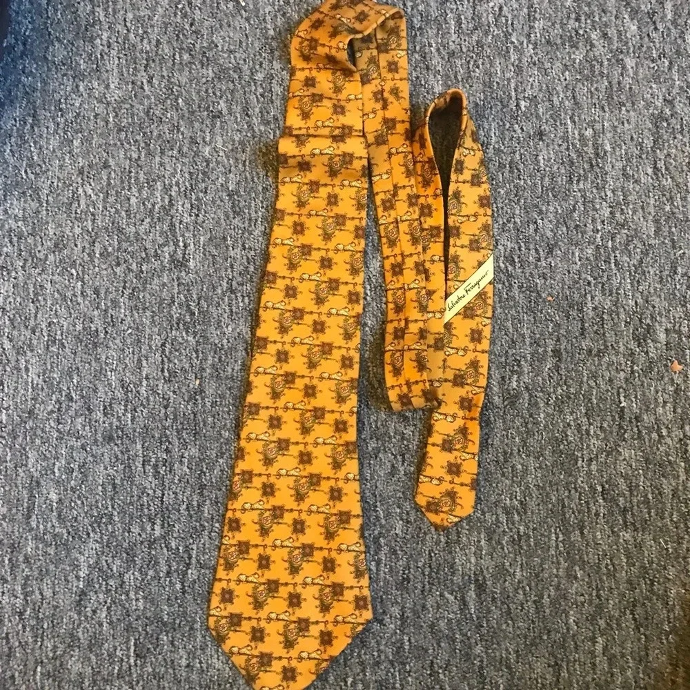Salvatore Ferragamo Leopard Tie
